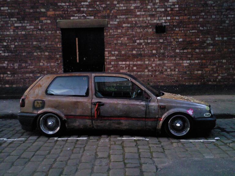There's rusty hoods rat styled cars and then there are just low down 
